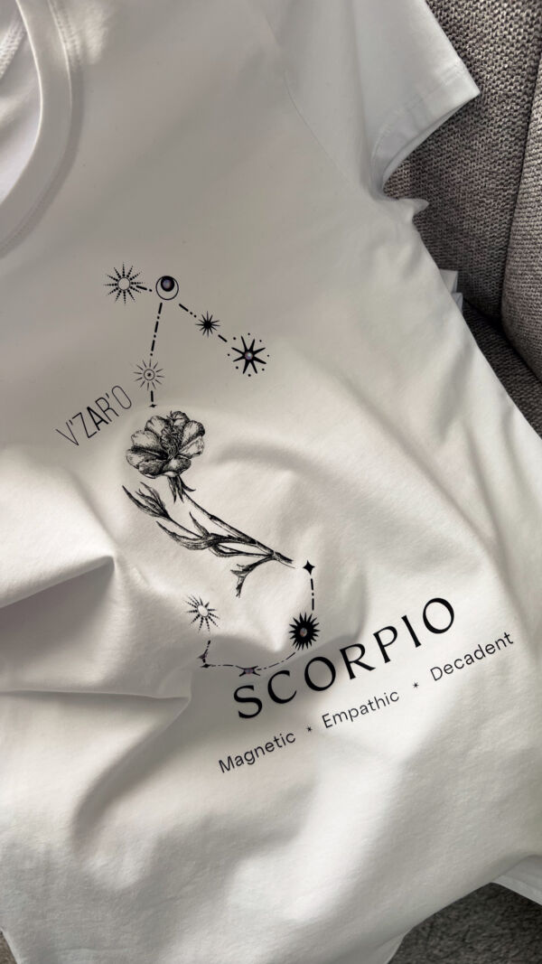 Дамска тениска зодия Скорпион - Scorpio