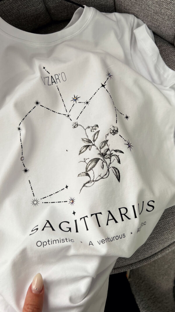 Дамска тениска зодия Стрелец - Sagittarius