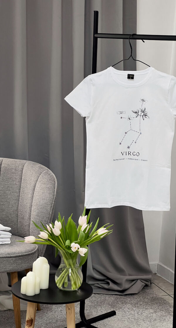 Дамска тениска зодия Дева - Virgo